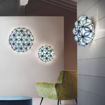 Slamp La Vie Mini stropné svietidlo, 34 cm modrá