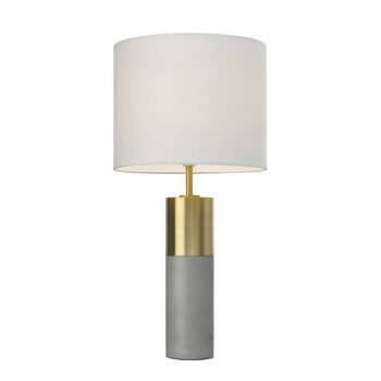 Villeroy & Boch Turin stolná lampa, betón 25 cm