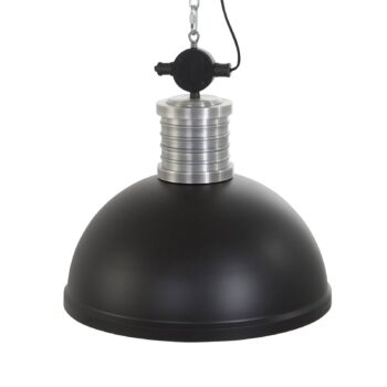 Závesná lampa Brooklyn, 1-plameňové v čiernej - Image 3