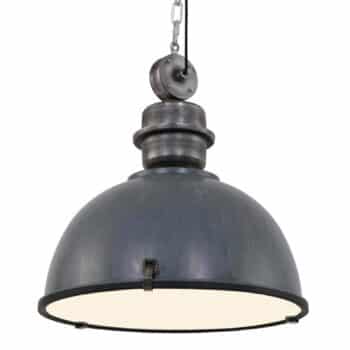 Sivá závesná lampa Bikkel XXL, priemyselný dizajn - Image 3