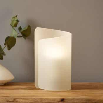 Stolná lampa Papiro, satinovaná - Image 3