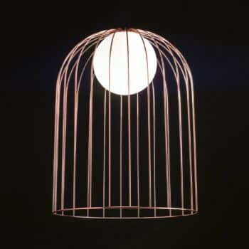 Malá stolná lampa Kluvi v medenej - Image 2