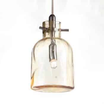 Bossa Nova – závesná lampa 11 cm jantárová - Image 3