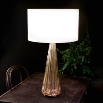 Stolná lampa Costa Rica tien. biele, podst. jantár - Image 2