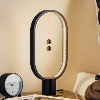 SEGULA Heng Balance stolná LED lampa, čierna