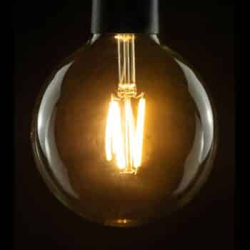 SEGULA LED žiarovka globe G120 E27 10W 827 číra