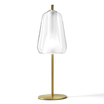 Stolná lampa X-Ray kužeľ tienidlo 20 cm, číra