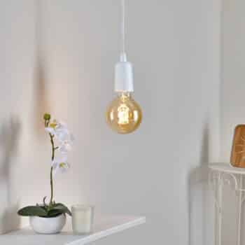 Závesná lampa Brasil, biela, jedno-plameňová - Image 2
