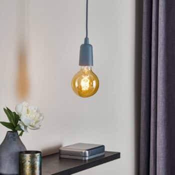Závesná lampa Brasil, sivá, jedno-plameňová - Image 2