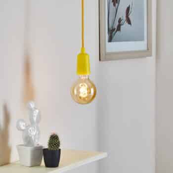 Závesná lampa Brasil, žltá, jedno-plameňová - Image 2