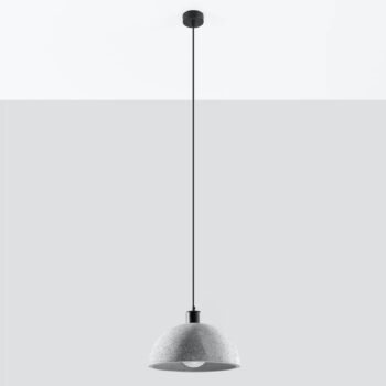 Závesná lampa Lito betónové tienidlo ako pologuľa - Image 2