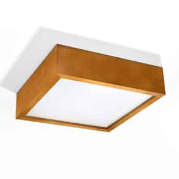 Stropné svietidlo Madras dub 30,5 x 30,5 cm