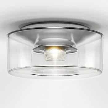 serien.lighting Curling M stropné 2 700K sklo číre