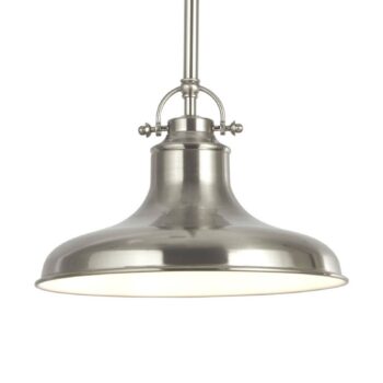 Závesná lampa Dallas priemyselný vzhľad, striebro