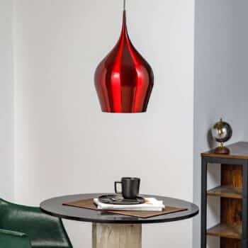 Závesná lampa Vibrant, červená - Image 4