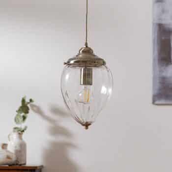 Závesná lampa Pineapple, antická mosadz - Image 2