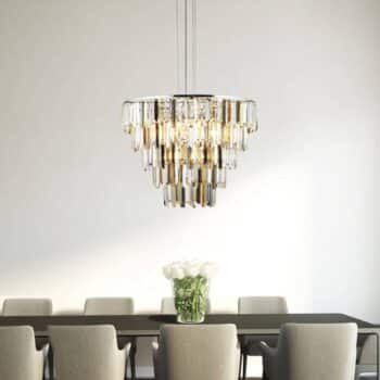 Závesná lampa Clarissa s krištáľmi - Image 2