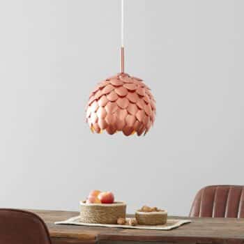 Závesná lampa Artichoke, medená metalická - Image 2