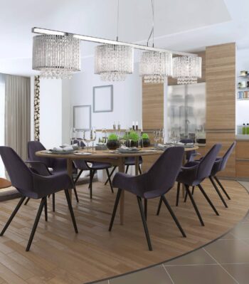 Závesná lampa Elise, 4-plameňová, trám - Image 2