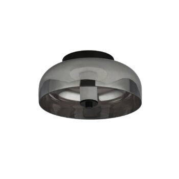 Stropné LED svietidlo Frisbee, sklenené tienidlo - Image 2