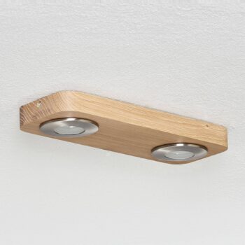 Stropné LED svietidlo Sunniva drevený dizajn - Image 4