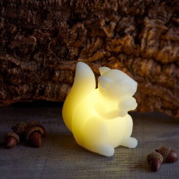 Dekoračná LED lampa Evelyn Squirrel súprava 2 kusy