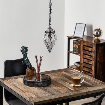 Závesná lampa Goccia ručne fúkaná číra 15 cm - Image 3