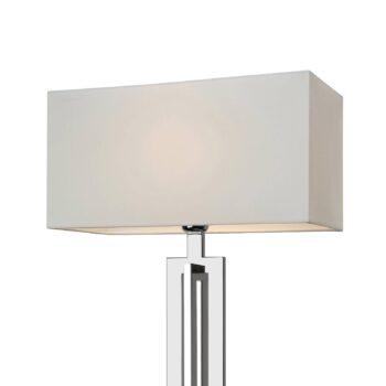 Stojaca lampa City s textilným tienidlom - Image 2