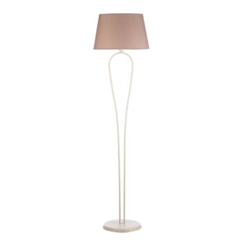 Stojaca lampa Zen, béžové tienidlo, výška 175 cm