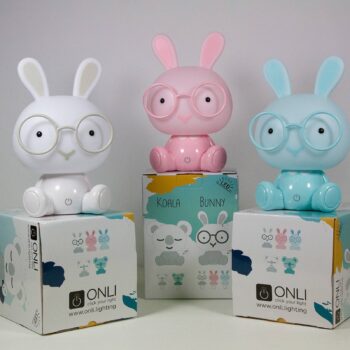 Stolná LED lampa Bunny pre detskú izbu, biela - Image 2