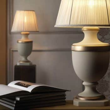 Stolná lampa Imperiale z keramiky, výška 56 cm