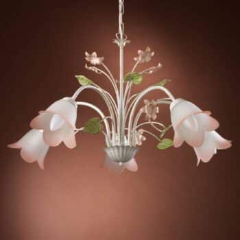 Závesná lampa Botton florentský štýl 5-plameňová