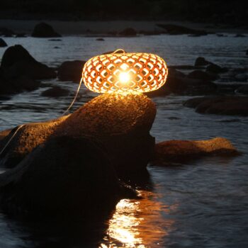 david trubridge Kina závesná lampa Ø 44 cm karamel - Image 2