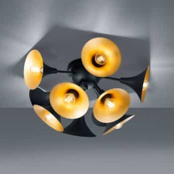 Stropná lampa Orchestra, čierna