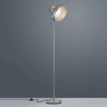 Stojaca lampa Delhi s kovovým rámom