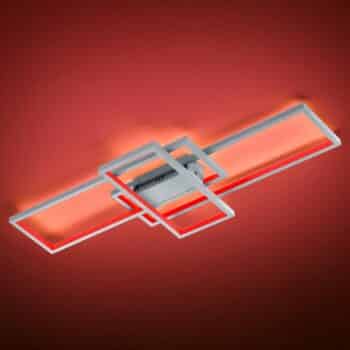 Trio WiZ Thiago stropné LED svietidlo 104 cm nikel