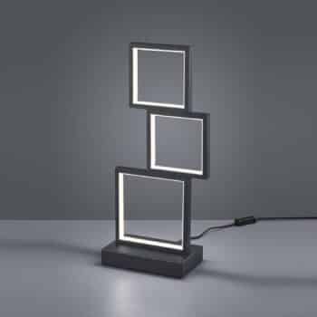 Stolná LED lampa Sorrento, čierna matná
