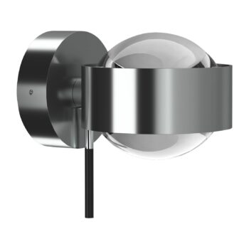 Puk Mini Wall+ LED, šošovky číre, chrómová matná - Image 2