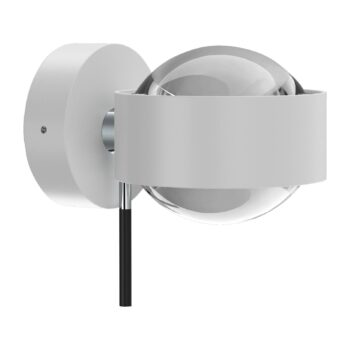 Puk Mini Wall+ LED, šošovky číre biela matná/chróm - Image 2