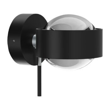 Puk Mini Wall+ LED šošovky číre čierna matná/chróm - Image 2