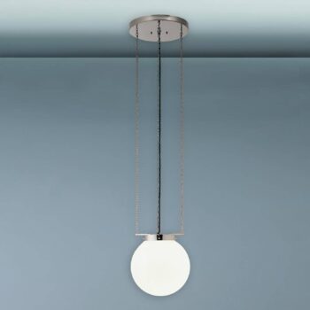 TECNOLUMEN HMB27 závesná lampa, nikel, 35 cm - Image 4