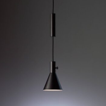 TECNOLUMEN Eleu – LED závesné, čierne matné - Image 3