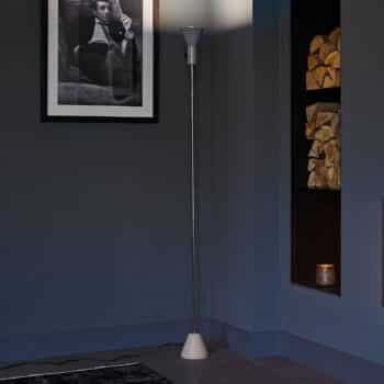 TECNOLUMEN Gru – stojaca LED lampa sivá - Image 3
