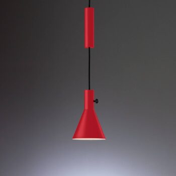 TECNOLUMEN Eleu – závesné LED svietidlo červené - Image 3