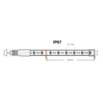 SLC LED pásik RGBW 10m 144W IP67 - Image 2