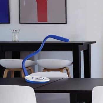 TRAE Luni stolná LED lampa, Qi, 5 000 K modrá - Image 2