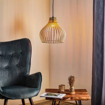Závesná lampa Barrel jedno-plameňová, Ø 38 cm - Image 2