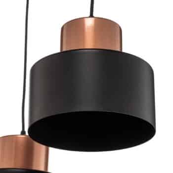Závesná lampa Olla, 3-plameňová, okrúhla