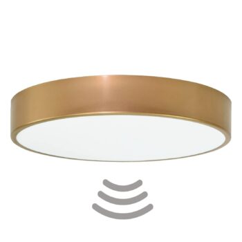 Stropné svietidlo Cleo 500, snímač, Ø 50 cm zlatá - Image 2