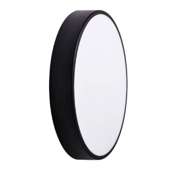 Stropné svietidlo Cleo 600, snímač, Ø 60 cm čierna - Image 2